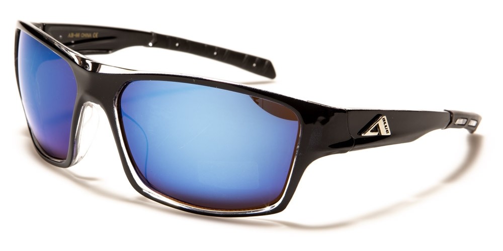 Arctic Blue Wrap Around Men's Bulk Sunglasses AB-66