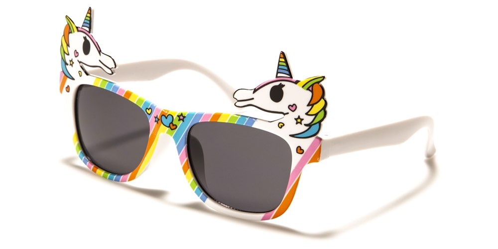 Kids Rainbow UNICORN Wholesale Sunglasses K-824