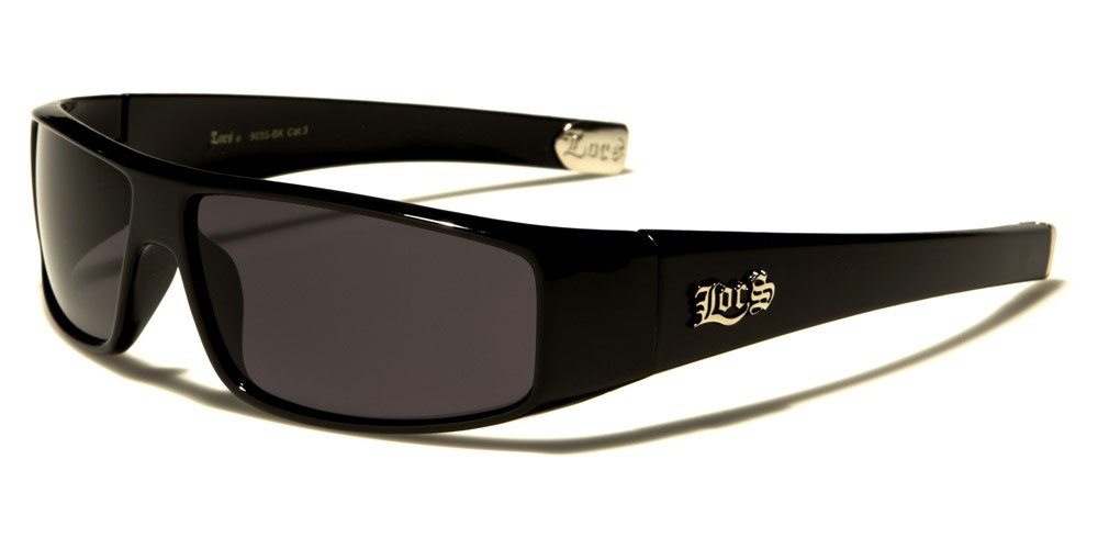 Locs Rectangle Men's Bulk Sunglasses LOC9035-BK