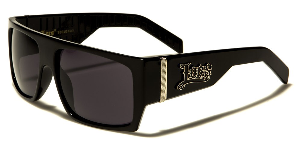 Locs Rectangle Men's Bulk Sunglasses LOC91010-BK
