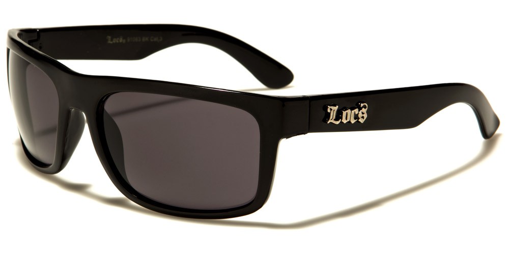Locs Oval Men's Sunglasses Wholesale LOC91063-BK