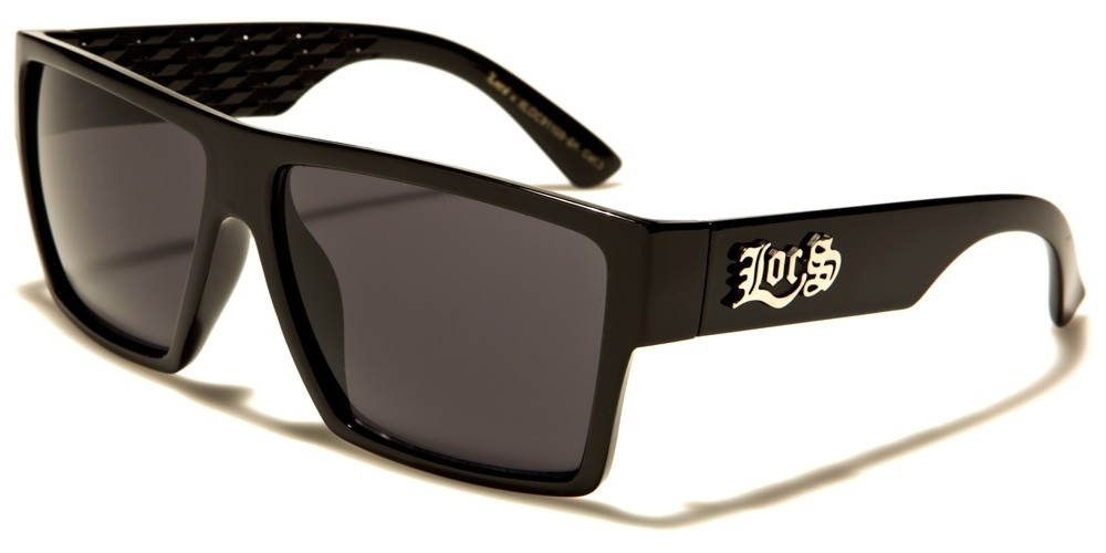 Locs Square Men's Bulk Sunglasses LOC91105-BK