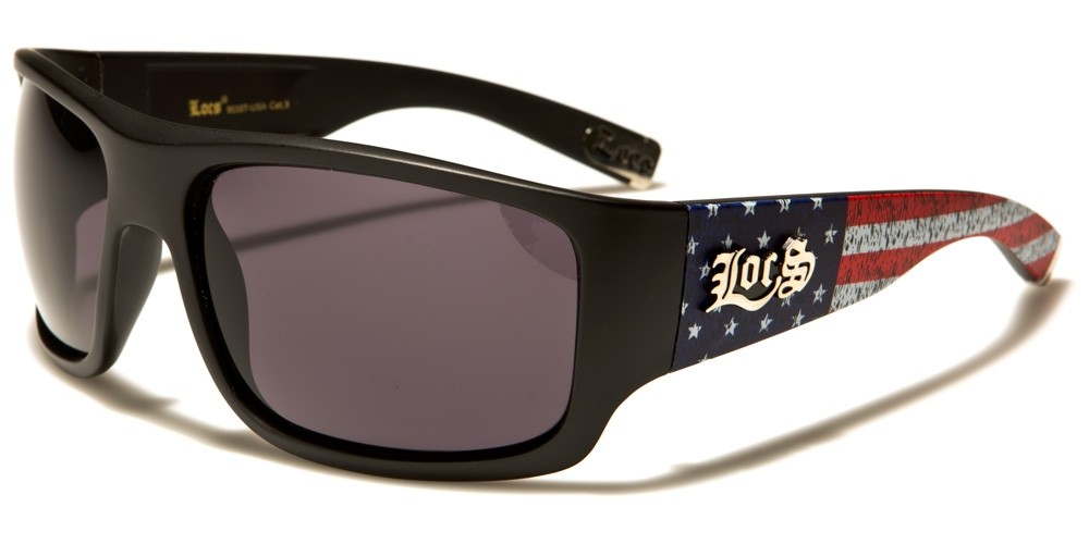 Locs USA FLAG Men's Wholesale Sunglasses LOC91107-USA