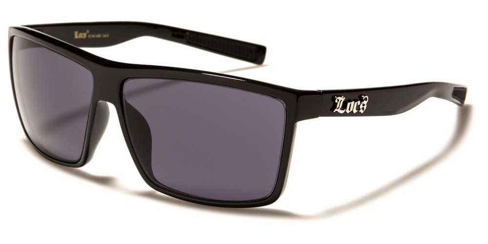 Locs Rectangle Men's Bulk Sunglasses LOC91141-MIX