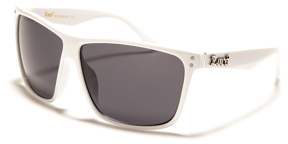Locs Oval Men's Wholesale Sunglasses LOC91164-WHT