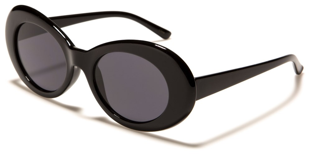 Round Clout Goggles Retro Sunglasses Wholesale P6280-BLACK