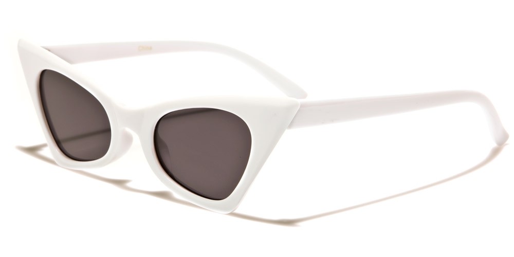 Cat Eye Color Lens Women's Wholesale Sunglasses P6404-CO