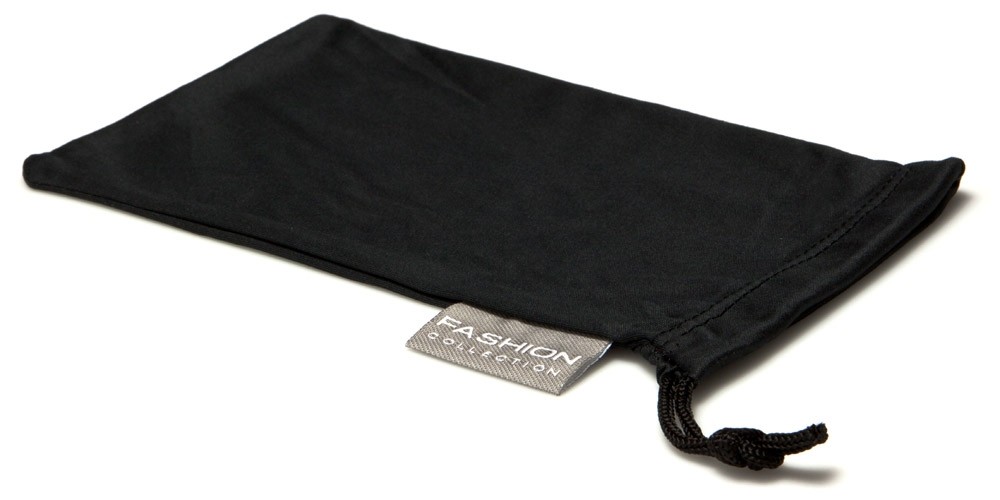 Black Fashion Microfiber Pouches Wholesale POUCH-A15BLK