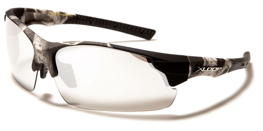 X-Loop Wrap Around Camouflage Sunglasses in Bulk X3626-CAMO